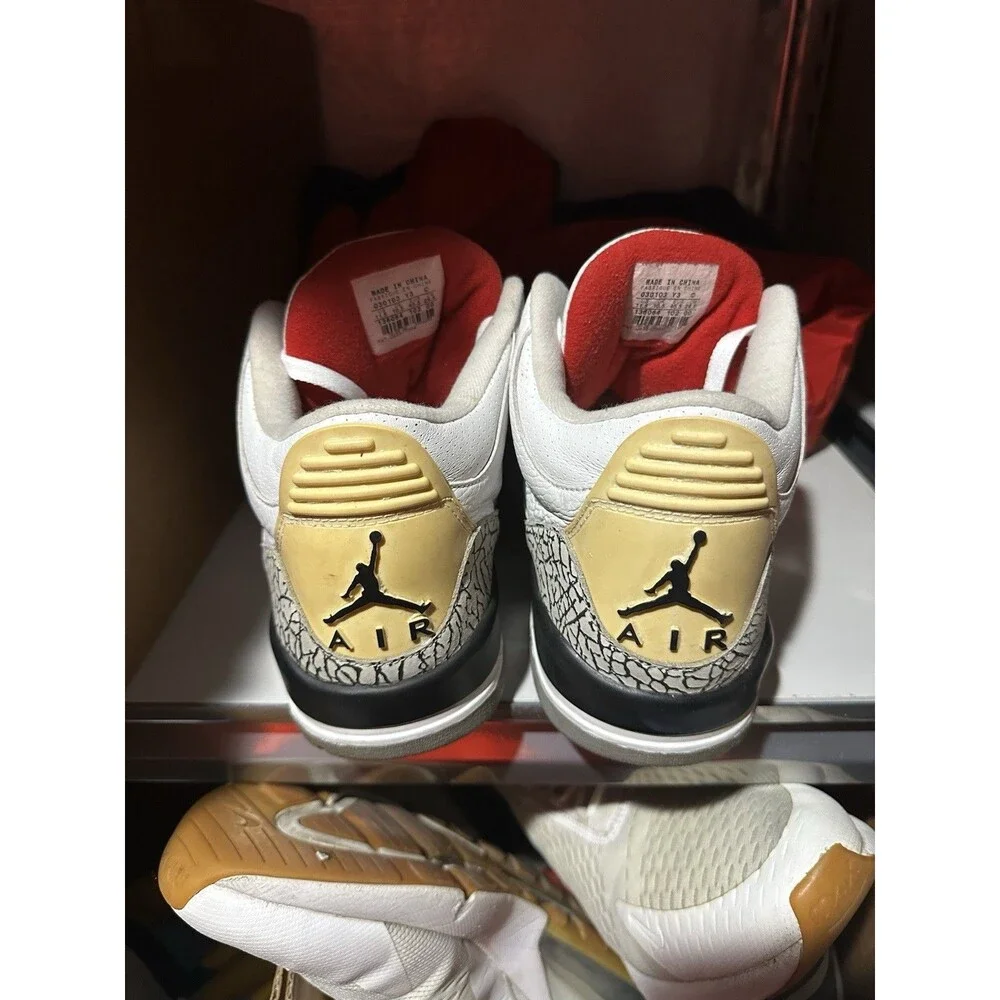 AIR JORDAN 3 III RETRO release 2010‎ - 136064 105 Mens Size 11.5